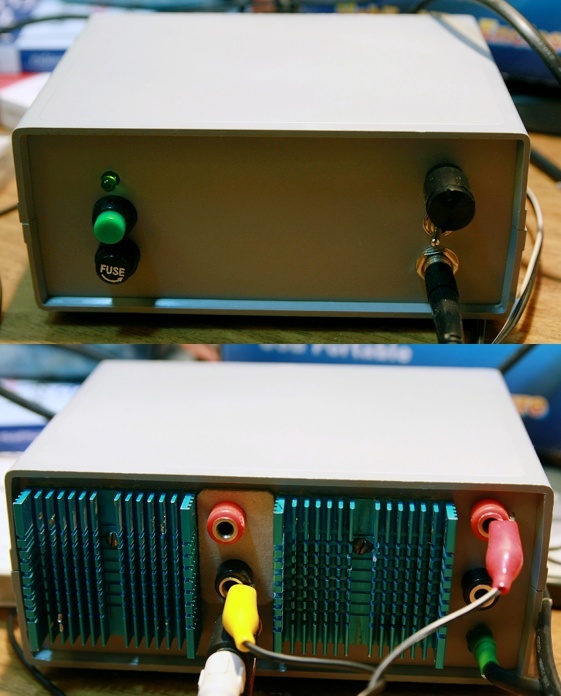Simple and compact LM3886 gainclone amplifier